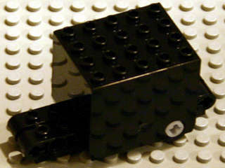 Lego (U) ~ Flywheel Inertia Motor 9 x 4 x 3 2/3 ~ [Black]