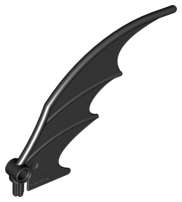 Lego (N) ~ Dragon Wing 8 x 10 ~ [Black]