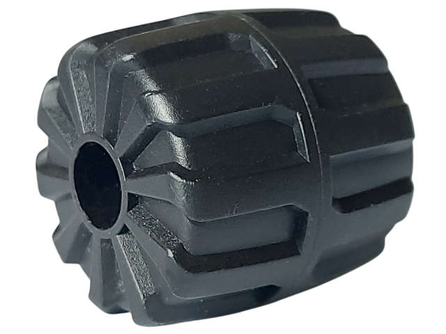 Lego (U) ~ Wheel Hard Plastic Small (22mm D. x 24mm) ~ [Black]