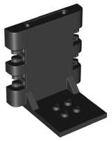 Lego (N) ~ Container Box Vidiyo Back Base ~ [Black]