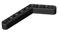 Lego (N) ~ Technic Liftarm Modified Bent Thick 1 x 9 (6 - 4) ~ [Black]