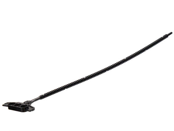 Lego (N) ~ Rip Cord 5 x 23 Round Raised Handle Edge ~ [Black]