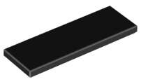 Lego (N) ~ Tile 2 x 6 ~ [Black]