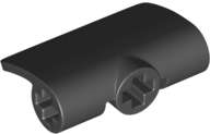 Lego (N) ~ Technic Panel Curved 2 x 3 x 1 ~ [Black]