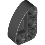 Lego (N) ~ Technic Liftarm Modified L-Shape Quarter Ellipse Thick 2 x 3 ~ [Black]