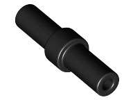 Lego (N) ~ Bar 2L with Stop Ring ~ [Black]