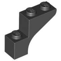 Lego (N) ~ Arch 1 x 3 x 2 ~ [Black]