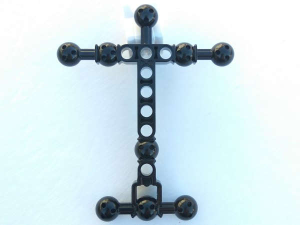 Lego (N) ~ Hero Factory Torso Large with 9 Ball Joint ~ [Black]