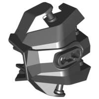 Lego (U) ~ Hero Factory Hand Armor with Handles for Clips ~ [Black]