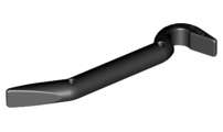 Lego (N) ~ Minifigure Utensil Tool Crowbar ~ [Black]
