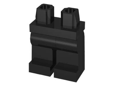 Lego NEW - Hips and Legs Plain~ [Black]