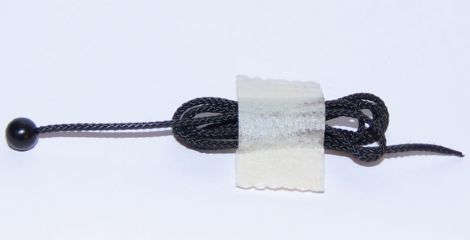 Lego (U) ~ String with End Tow Ball (63L Overall) with (Same Color) Tow Ball Pattern ~ [Black]