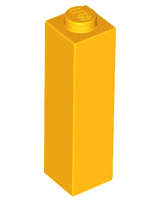 Lego (N) ~ Brick 1 x 1 x 3 ~ [Bright Light Orange]