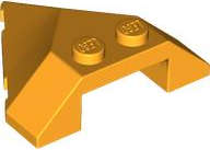 Lego (N) ~ Wedge 4 x 4 Pointed ~ [Bright Light Orange]