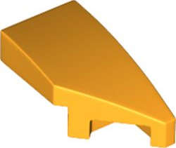 Lego (N) ~ Wedge 2 x 1 x 2/3 Right ~ [Bright Light Orange]