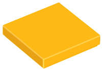 Lego (N) ~ Tile 2 x 2 ~ [Bright Light Orange]