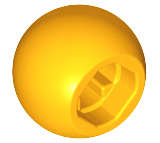Lego (U) ~ Technic Ball Joint ~ [Bright Light Orange]