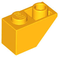 Lego (N) ~ Slope Inverted 45 2 x 1 ~ [Bright Light Orange]
