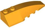 Lego (U) ~ Wedge 6 x 2 Right ~ [Bright Light Orange]