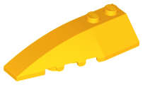 Lego (U) ~ Wedge 6 x 2 Left ~ [Bright Light Orange]