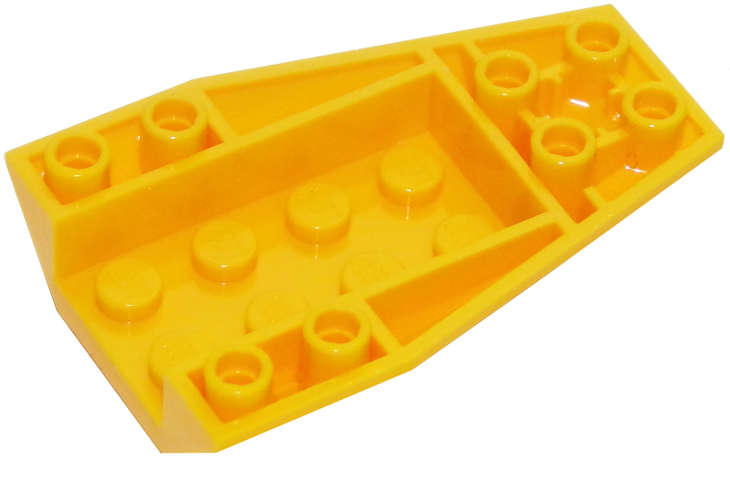 Lego (N) ~ Wedge 6 x 4 Triple Inverted Curved ~ [Bright Light Orange]