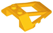 Lego (U) ~ Windscreen 4 x 4 x 1 Roll Cage ~ [Bright Light Orange]