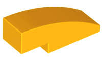 Lego (U) ~ Slope Curved 3 x 1 ~ [Bright Light Orange]