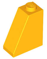 Lego (N) ~ Slope 65 2 x 1 x 2 ~ [Bright Light Orange]