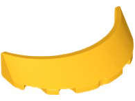 Lego (N) ~ Windscreen 3 x 6 x 1 Curved ~ [Bright Light Orange]