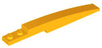 Lego (N) ~ Slope Curved 10 x 1 ~ [Bright Light Orange]