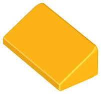 Lego (N) ~ Slope 30 1 x 2 x 2/3 ~ [Bright Light Orange]
