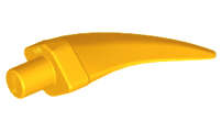 Lego (N) ~ Barb / Claw / Horn / Tooth - Medium ~ [Bright Light Orange]