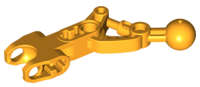 Lego (U) ~ Hero Factory Arm / Leg Angular with Ball Joint and Ball Socket ~ [Bright Light Orange]