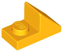Lego (U) ~ Slope 45 2 x 1 with 2/3 Cutout ~ [Bright Light Orange]