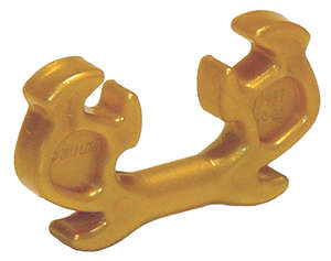 Lego (N) ~ Minifigure Helmet Ninja Horn Elaborate ~ [Pearl Gold]