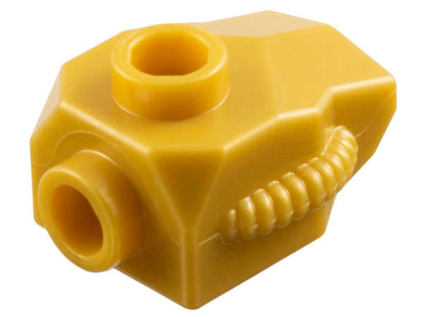 Lego (N) ~ Minifigure Hand Armor ~ [Pearl Gold]
