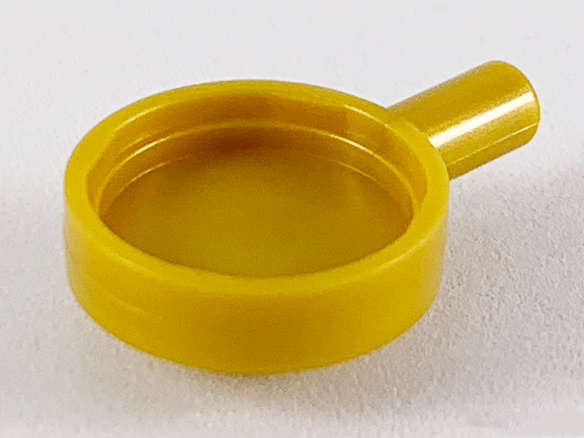 Lego (N) ~ Minifigure Utensil Frying Pan ~ [Pearl Gold]
