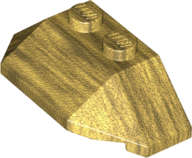 Lego (N) ~ Wedge 2 x 4 Triple ~ [Pearl Gold]
