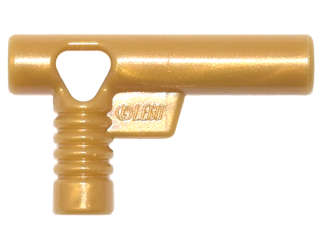 Lego (N) ~ Minifigure Utensil Hose Nozzle Elaborate ~ [Pearl Gold]