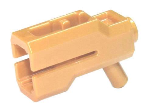 Lego NEW - Minifigure Weapon Bazooka Mini Blaster / Shooter~ [Pearl Gold]