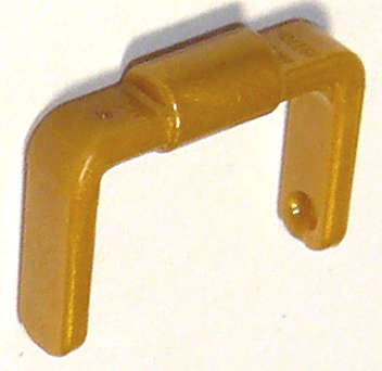 Lego (N) ~ Minifigure Utensil Bucket 1 x 1 x 1 Handle / Scooter Stand ~ [Pearl Gold]
