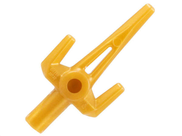 Lego (N) ~ Minifigure Weapon Sai ~ [Pearl Gold]