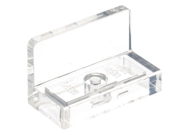 Lego (N) ~ Panel 1 x 2 x 1 with Rounded Corners ~ [Trans-Clear]