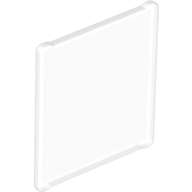Lego (U) ~ Glass for Window 1 x 3 x 3 Flat Front ~ [Trans-Clear]