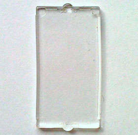 Lego (N) ~ Glass for Window 1 x 2 x 3 Flat Front ~ [Trans-Clear]