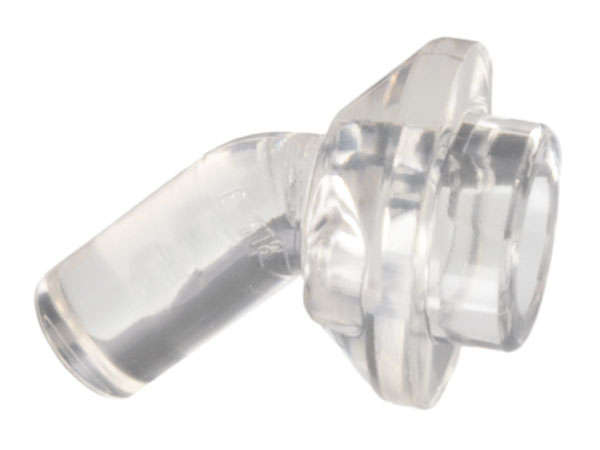 Lego NEW - Bar 1L with Angled Hollow Stud~ [Trans-Clear]