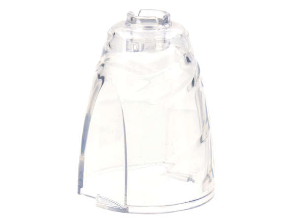 Lego (N) ~ Windscreen 5 x 5 x 5 Cone with Large Pin Hole on Top ~ [Trans-Clear]
