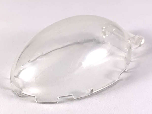 Lego (N) ~ Windscreen 6 x 4 x 2 Bubble Canopy with Bar Handle ~ [Trans-Clear]