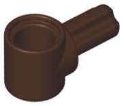 Lego (N) ~ Technic Axle and Pin Connector Hub with 1L Axle ~ [Dark Brown]