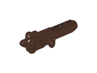 Lego (N) ~ Large Figure Weapon Rifle Outer Shell 9L ~ [Dark Brown]